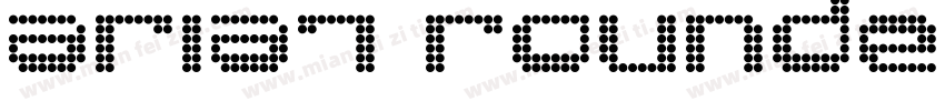 aria1 rounded字体转换
